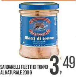 Cash pro Sardanelli filetti di tonno al naturale offerta