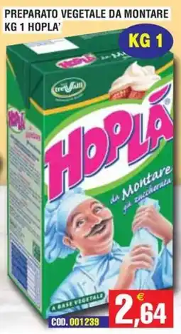 Immenso Cash Preparato vegetale da montare Hopla' offerta