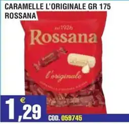 Immenso Cash Caramelle l'originale Rossana offerta