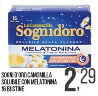 Cash pro Sogni d'oro camomilla solubile con melatonina offerta