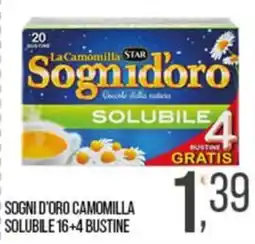 Cash pro Sogni d'oro camomilla solubile offerta