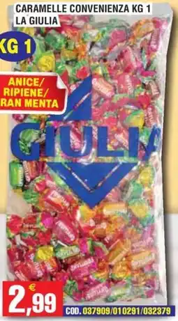 Immenso Cash Caramelle convenienza La Giulia offerta