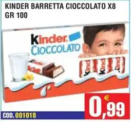 Immenso Cash Kinder Cioccolato offerta