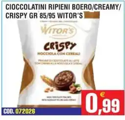 Immenso Cash Crispy nocciola con cereali Witor's offerta