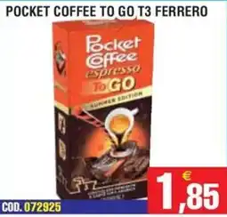 Immenso Cash Pocket Coffee To Go T3 Ferrero offerta