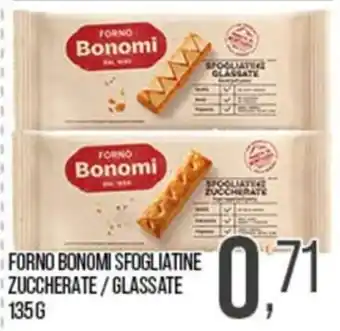 Cash pro Forno Bonomi sfogliatine zuccherate / glassate offerta