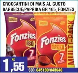 Immenso Cash Crocchettini di mais al gusto barbecue/paprika Fonzie offerta