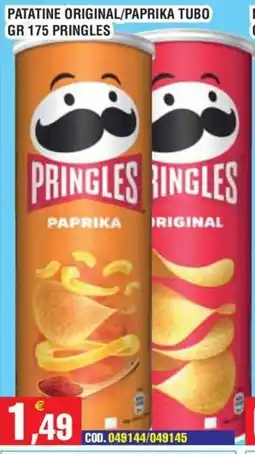 Immenso Cash Patatine original/paprika tubo pringles offerta