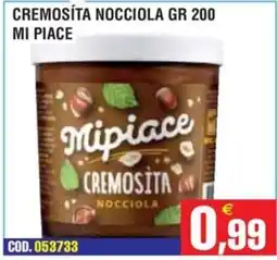 Immenso Cash Mipiace cremosita nocciola offerta