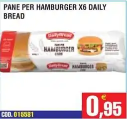 Immenso Cash Pane per hamburger DailyBread offerta