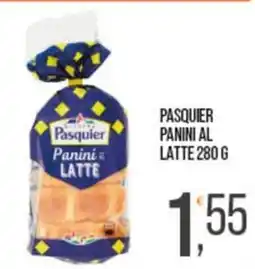 Cash pro Pasquier Panini al latte offerta