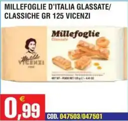 Immenso Cash Millefoglie glassate Vicenzi offerta