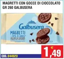 Immenso Cash Magretti con gocce di cioccolato Galbusera offerta