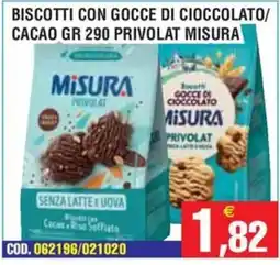 Immenso Cash Biscotti con gocce di cioccolato/cacao Misura offerta