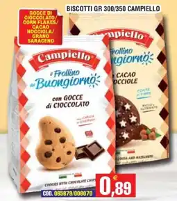 Immenso Cash Il Frollino del Buongiorno con Gocce di Cioccolato Campiello offerta