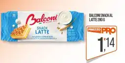 Cash pro Balconi Snack Latte offerta