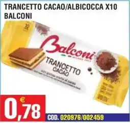 Immenso Cash Trancetto cacao Balconi offerta