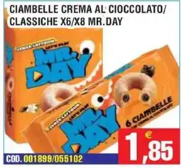 Immenso Cash Ciambelle crema al cioccolato Mr. Day offerta