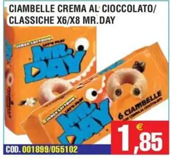 Immenso Cash Ciambelle crema al cioccolato Mr. Day offerta