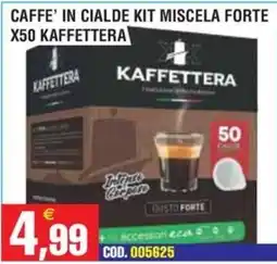 Immenso Cash Caffè in cialde kit miscela forte Kaffettera offerta