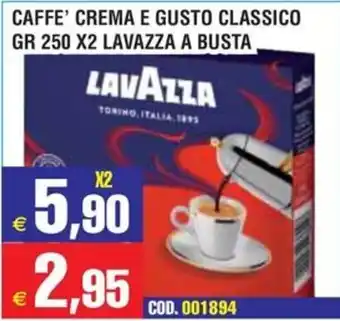 Immenso Cash Caffè crema e gusto classico Lavazza offerta