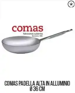 Cash pro Comas padella alta in alluminio offerta