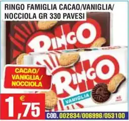 Immenso Cash Ringo cacao vaniglia nocciola offerta