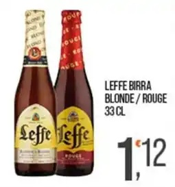 Cash pro Leffe birra blonde / rouge offerta