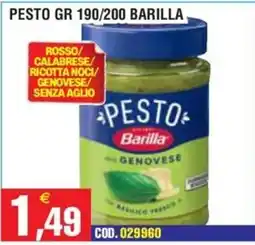 Immenso Cash Pesto genovese Barilla offerta