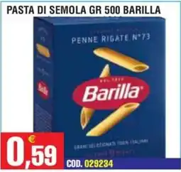 Immenso Cash Penne rigate n°73 Barilla offerta