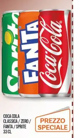 Cash pro Coca Cola Classica / Zero / Fanta / Sprite offerta