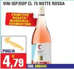 Immenso Cash Vini IGP/DOP Cl 75 Notte Rossa offerta
