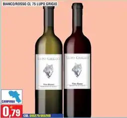 Immenso Cash Lupo Grigio Bianco/rosso offerta