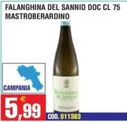 Immenso Cash Falanghina del Sannio DOC Mastroberardino offerta
