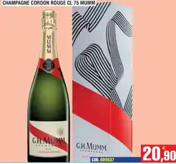 Immenso Cash Champagne Cordon Rouge Mumm offerta
