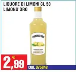 Immenso Cash Liquore di limoni Limond'Oro offerta