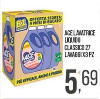 Cash pro Ace lavatrice liquido classico offerta
