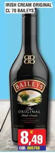 Immenso Cash Baileys Irish Cream offerta