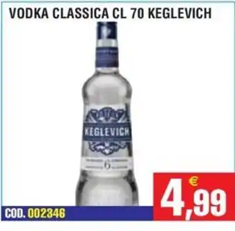 Immenso Cash Vodka classica Keglevich offerta