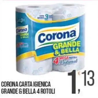 Cash pro Corona carta igienica grande & bella offerta