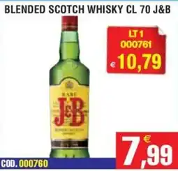 Immenso Cash Blended Scotch Whisky J&B offerta