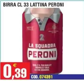 Immenso Cash La squadra Peroni offerta