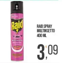 Cash pro Raid spray multissetto offerta