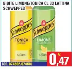 Immenso Cash Schweppes Tonica offerta
