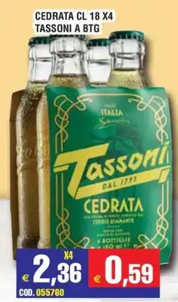 Immenso Cash Cedrata Tassoni offerta