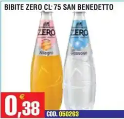 Immenso Cash Bibite zero San Benedetto offerta