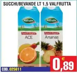 Immenso Cash Valfrutta succhi/bevande offerta
