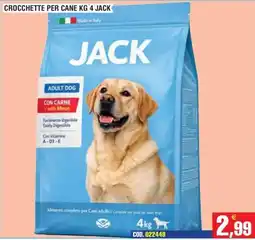 Immenso Cash Crocchette per cane Jack offerta