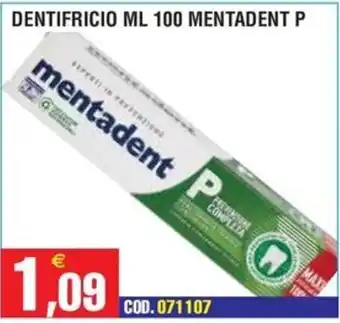 Immenso Cash Dentifricio Mentadent P offerta