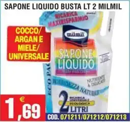 Immenso Cash Sapone liquido milmil offerta